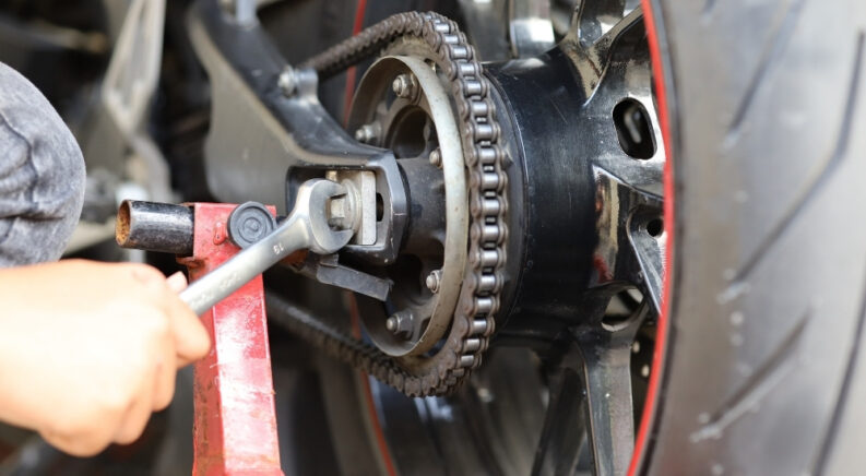 Don’t Slack Off With Our Guide to Motorcycle Chain Tightening and Replacement