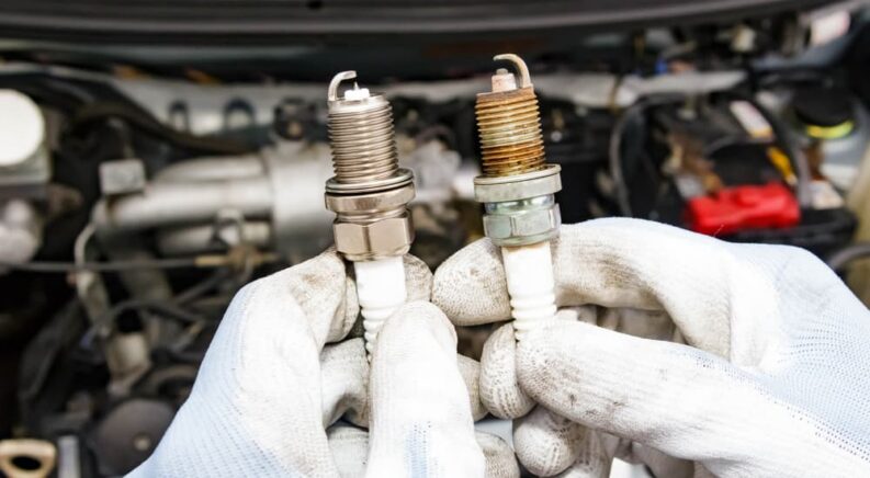 Spark Plug engine repair good and bad